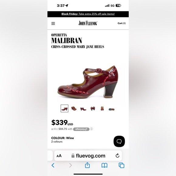 John Fluevog Operetta Malibran Red AND Black Heels Size 10 Project Shoes (2 prs) - Picture 14 of 16